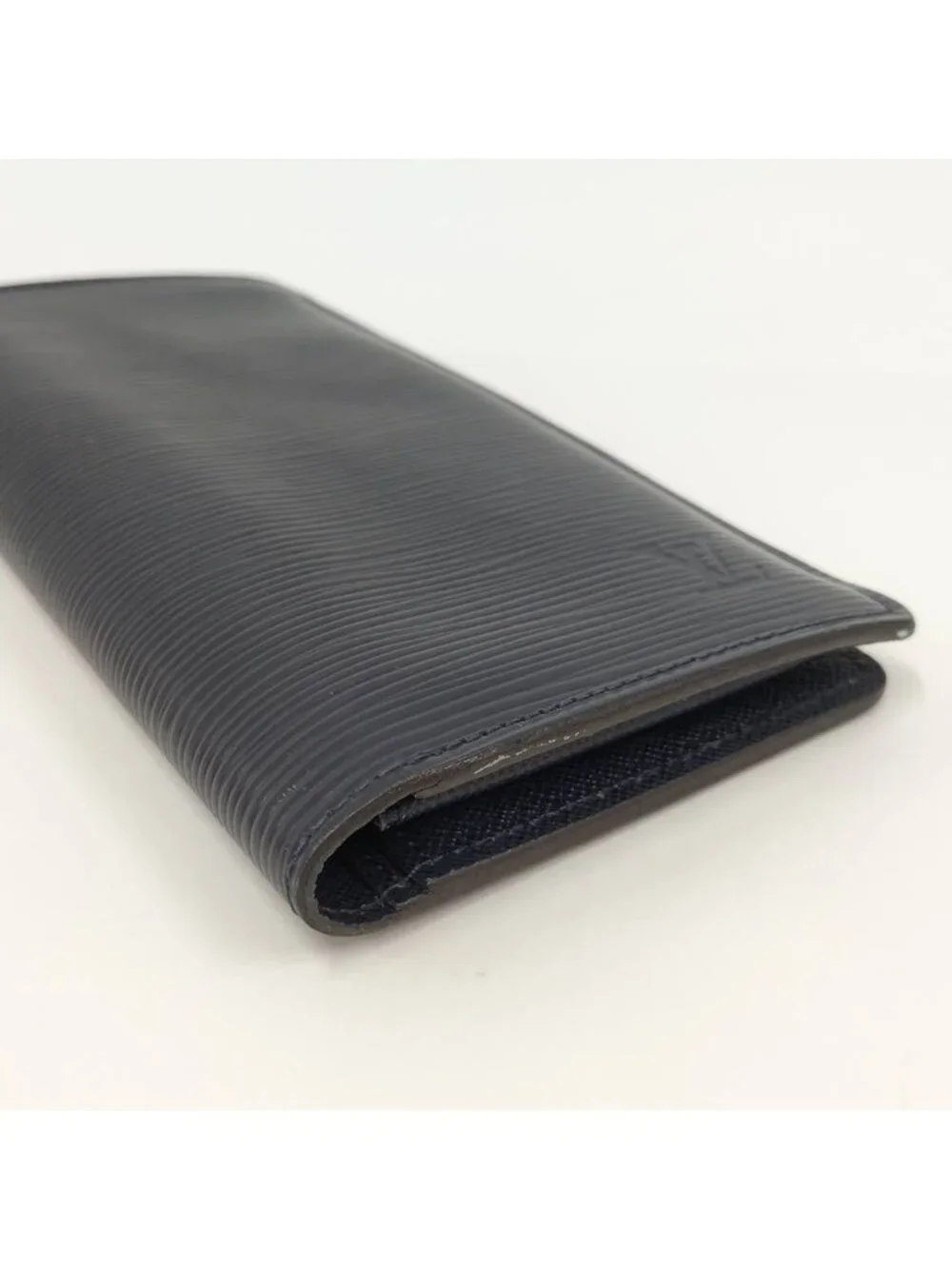 Louis Vuitton Portefeuille Brazza Epi Blue Marine Wallet